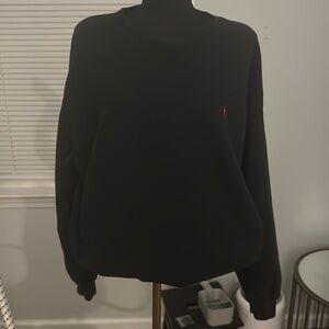 Vintage Black Polo Ralph Lauren Sweatshirt  (C01)